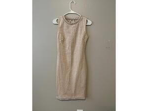 Fab'rik Mesh Cutout Sheath Dress